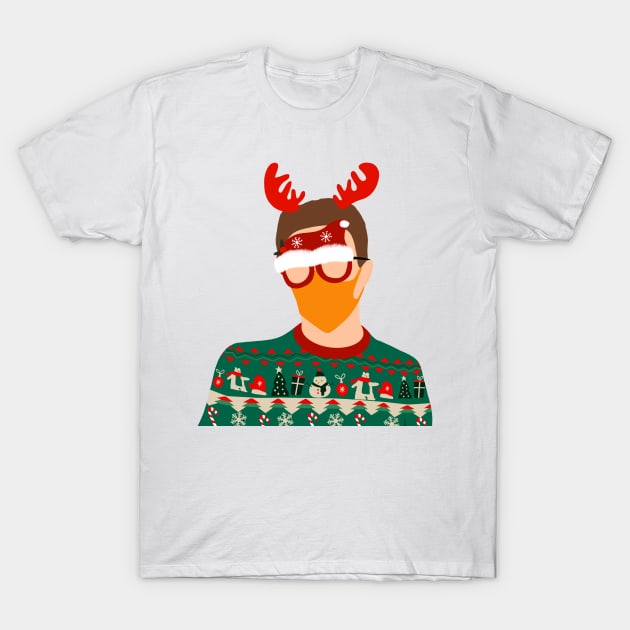 Lando Norris Christmas T-Shirt by emstanden25